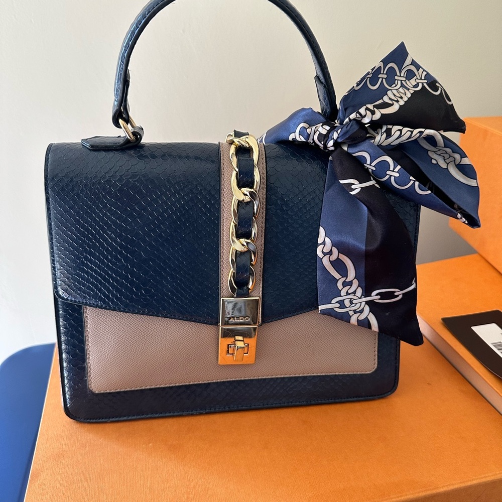 Aldo blue purse